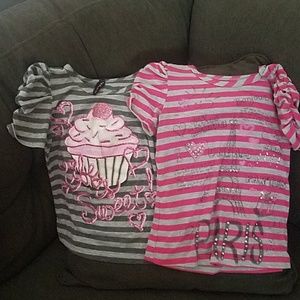 2 girls small tops
